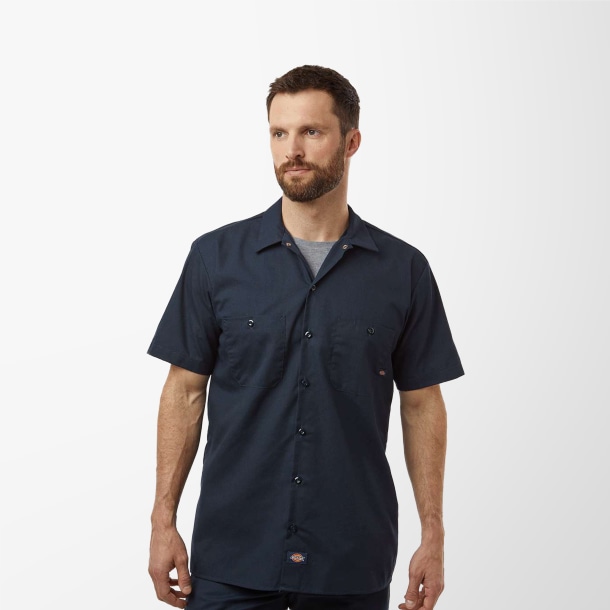 Dickies Men's Short-Sleeve Industrial Work Shirt