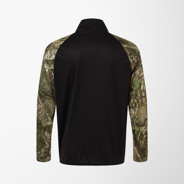 Realtree® Adult Quarter-Zip Colorblock Performance Pullover