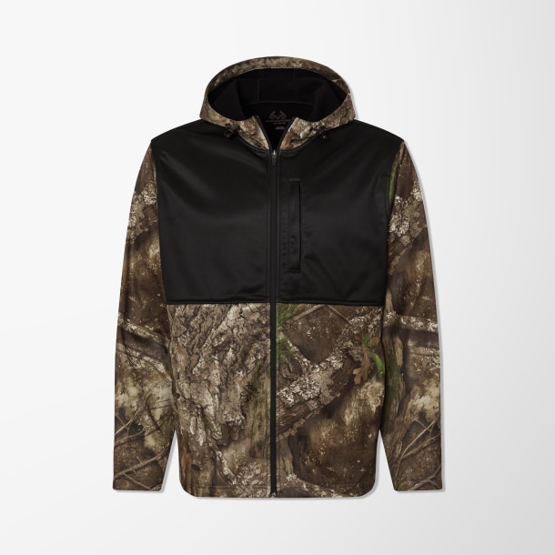 Realtree® Adult Full-Zip Colorblock Performance Hoodie