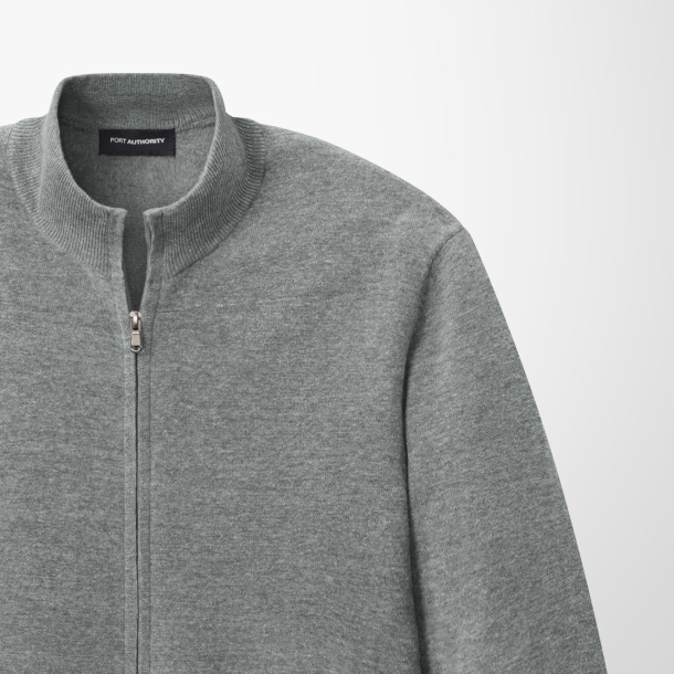 Port Authority® Men's Full-Zip Easy Care Sweater