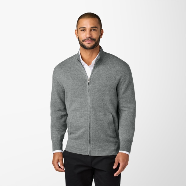 Port Authority® Men's Full-Zip Easy Care Sweater