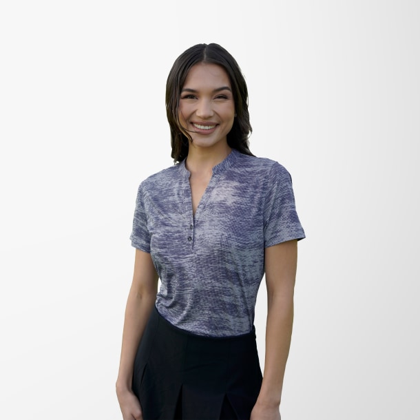 Vansport Women's Printed Pro Polo