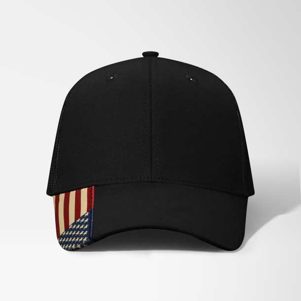 Kati USA Flag Mesh Snapback Cap