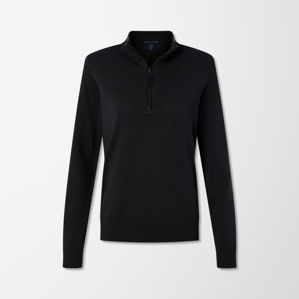Devon & Jones Women's Quarter-Zip New Classics Sweater