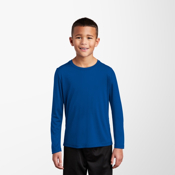 Sport-Tek® Youth Long-Sleeve Posi-UV® Pro T-Shirt