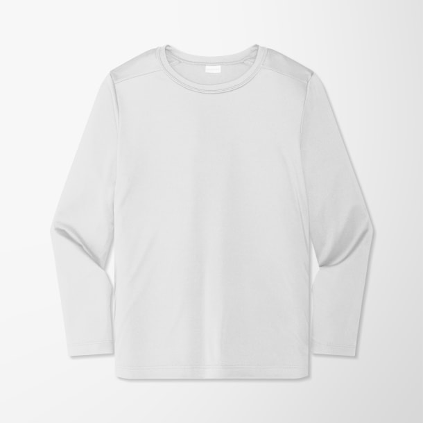 Sport-Tek® Youth Long-Sleeve Posi-UV® Pro T-Shirt