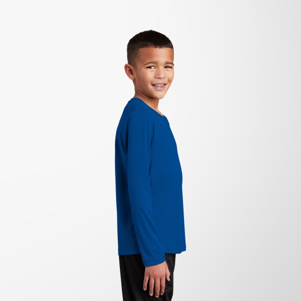 Sport-Tek® Youth Long-Sleeve Posi-UV® Pro T-Shirt