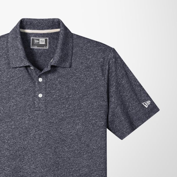 New Era® Men's Slub Twist Polo