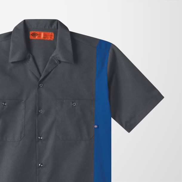 Dickies Men's Colorblock Industrial Shirt