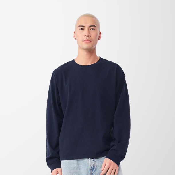 BELLA + CANVAS Adult Long-Sleeve Garment-Dyed T-Shirt