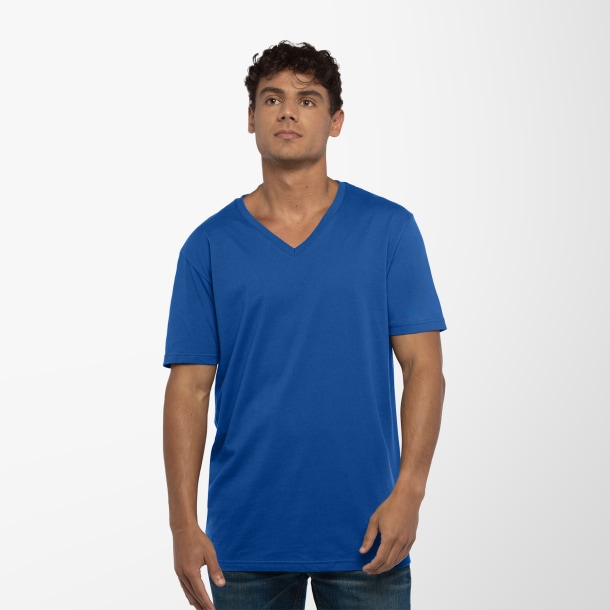 Next Level Men's V-Neck Cotton T-Shirt