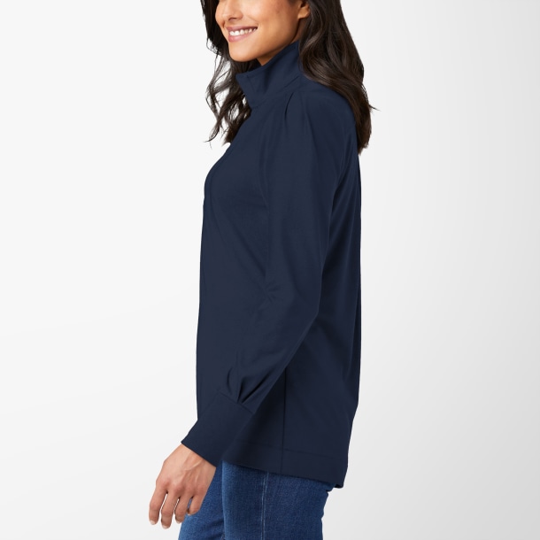 Port Authority® Women's Quarter-Zip Stretch Fairway Pullover