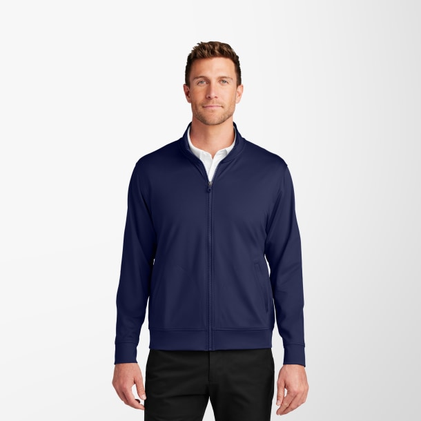 Port Authority® Men's Full-Zip Double Knit Sweatshirt