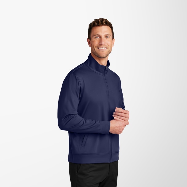 Port Authority® Men's Full-Zip Double Knit Sweatshirt