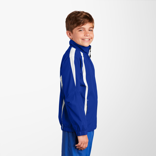 Sport-Tek® Youth Colorblock Raglan Jacket