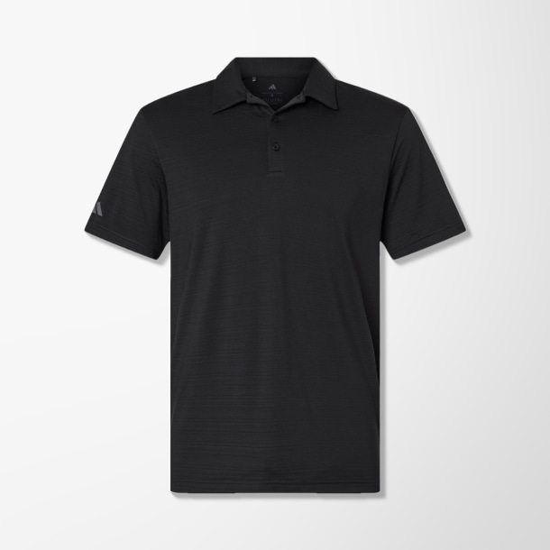 adidas® Men's Textured Stripe Polo