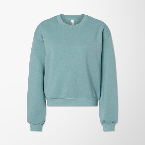 American Apparel Women's Fleece ReFlex Crewneck