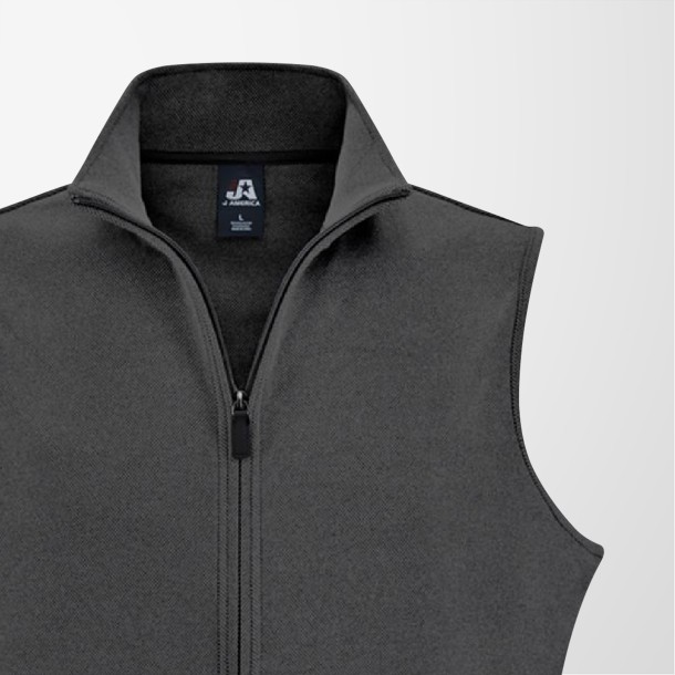 J. America Adult Fleece Element Vest