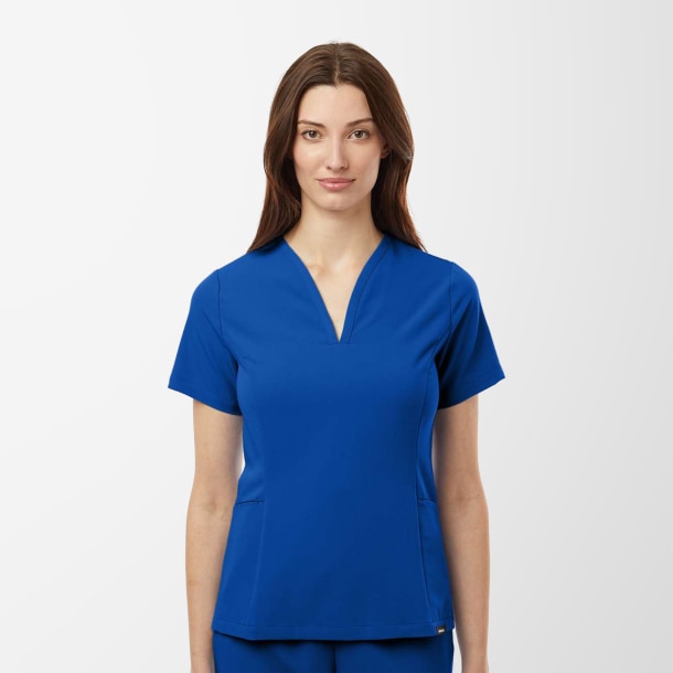 Jaanuu Women's V-Neck Calix Scrub Top