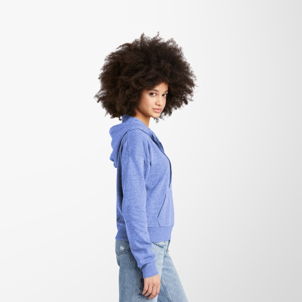 District® Women's Quarter-Zip Fleece Perfect Tri® Hoodie