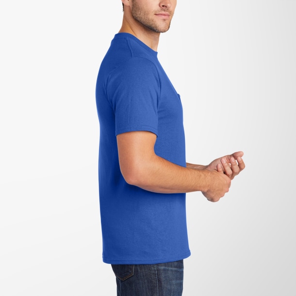 Port & Company® Adult Cotton Core T-Shirt with Pocket
