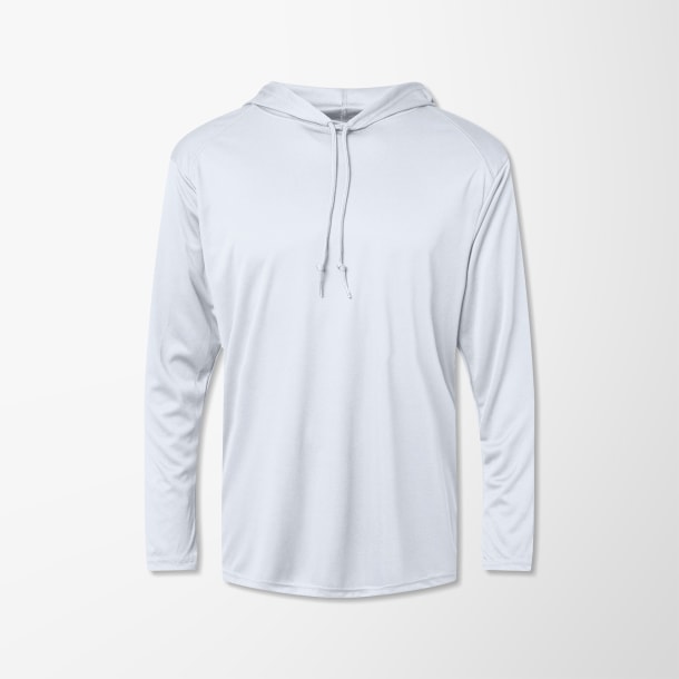 Badger Adult Long-Sleeve Hooded B-Core T-Shirt