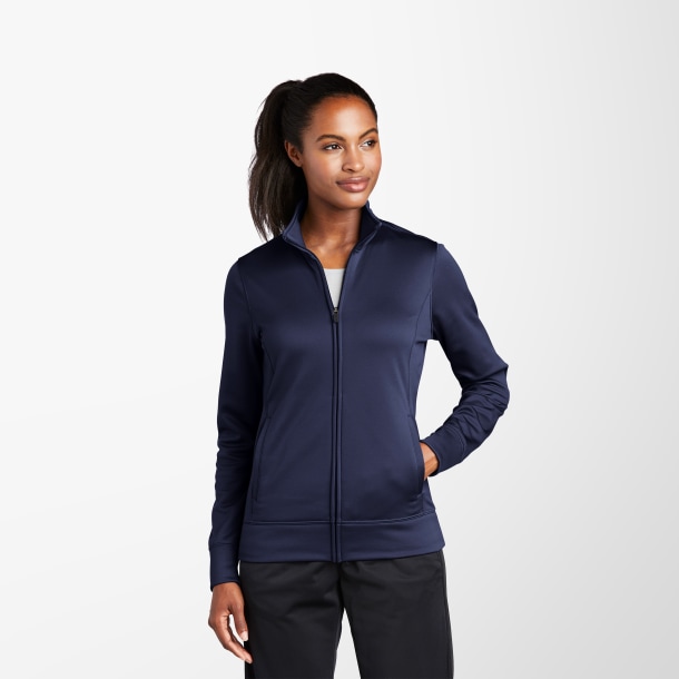 Sport-Tek® Women's Full-Zip Fleece Sport-Wick® Jacket