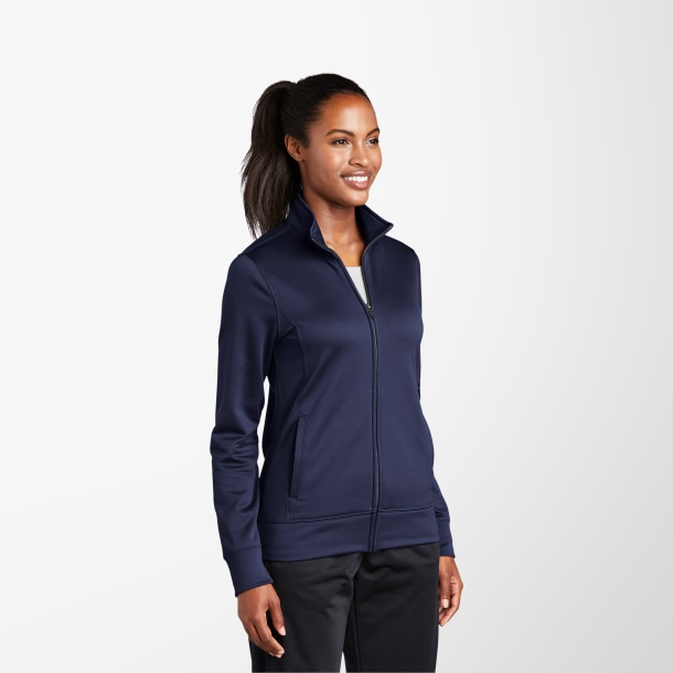 Sport-Tek® Women's Full-Zip Fleece Sport-Wick® Jacket