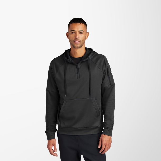 Nike Men's Quarter-Zip Therma-FIT Fleece Hoodie