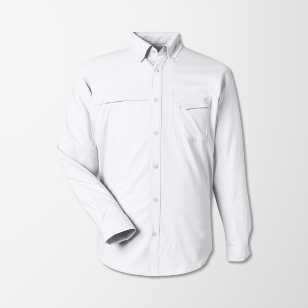 HUK Men's Long-Sleeve Tide Point Shirt