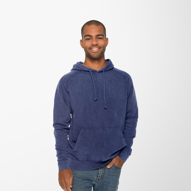 Lane Seven Adult Raglan Vintage Hoodie