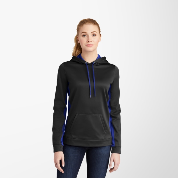 Sport-Tek® Women's Colorblock Sport-Wick® Fleece Hoodie