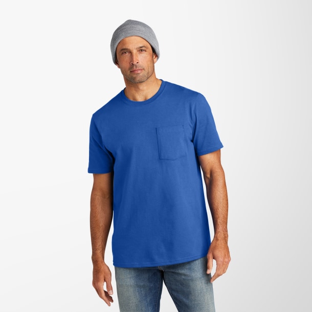 Volunteer Knitwear™ Adult All-American T-Shirt with Pocket