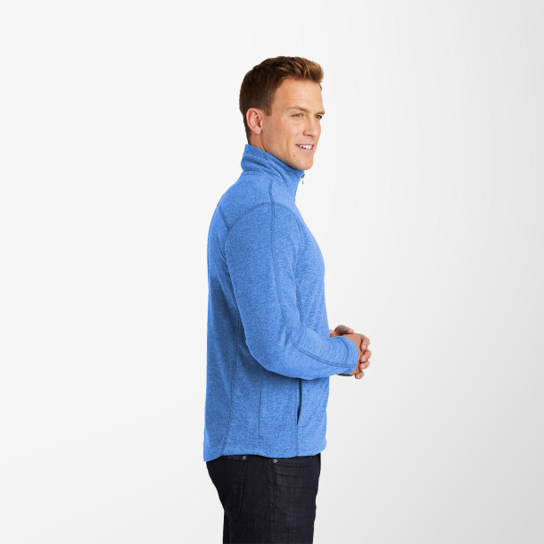 Port Authority® Heather Full-Zip Jacket