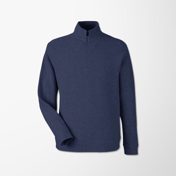 North End Men's Quarter-Zip Textured Spirit Pullover