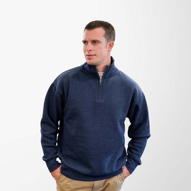 Vantage Varsity Quarter-Zip Fleece Pullover