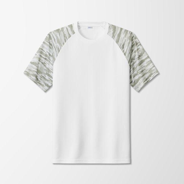 Sport-Tek® Men's Camo Colorblock Drift T-Shirt