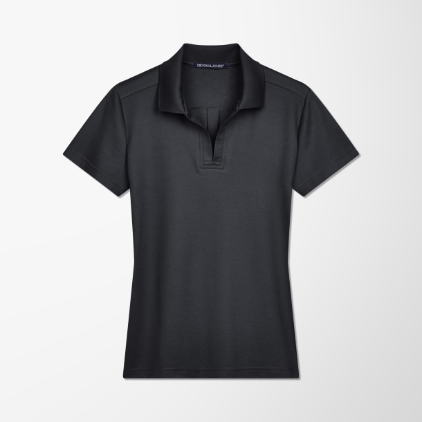 Devon & Jones Women's Plaited CrownLux Performance® Polo