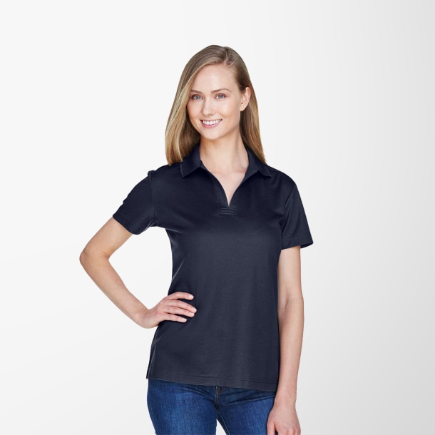 Devon & Jones Women's Plaited CrownLux Performance® Polo