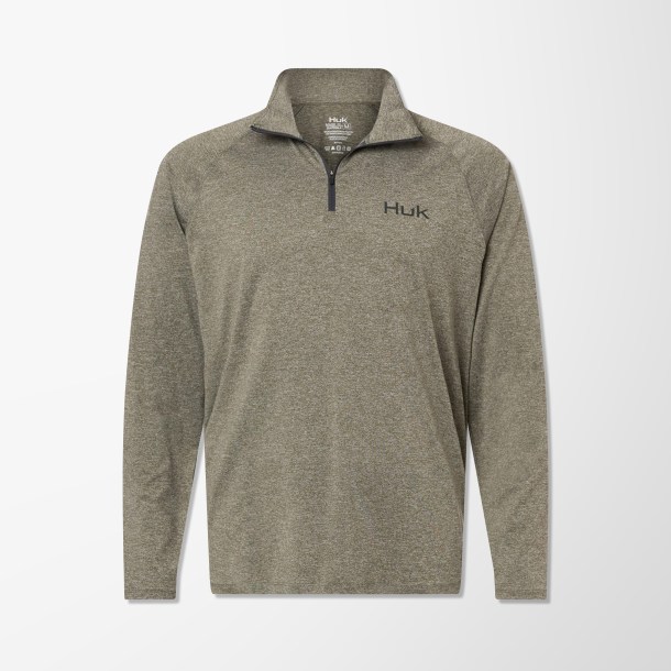 HUK Men's Quarter-Zip Airweight Pullover