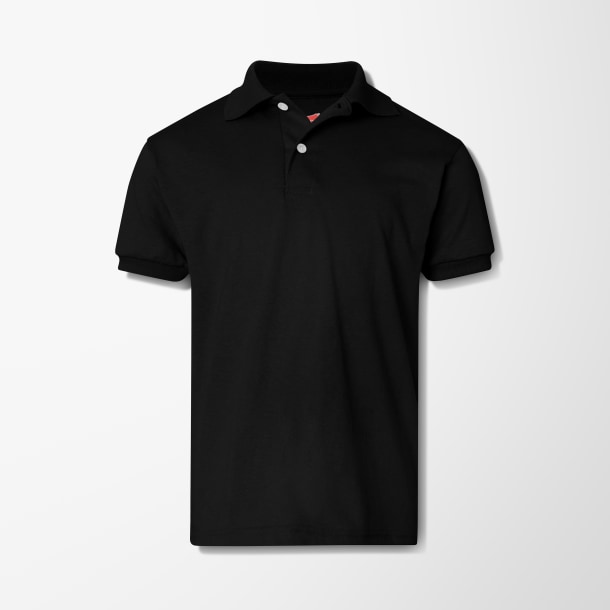 Hanes Youth Jersey Ecosmart® Polo