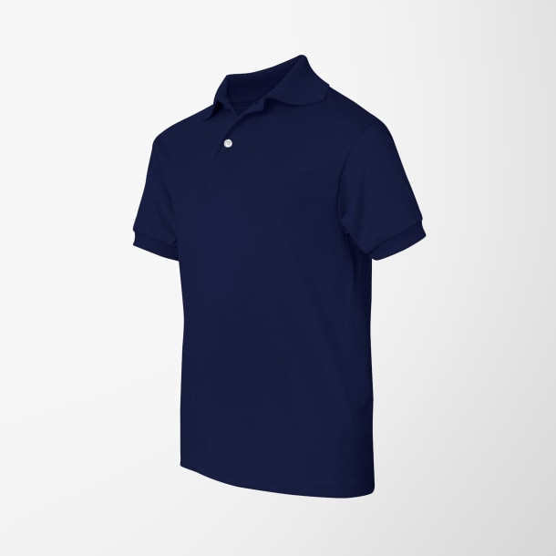 Hanes Youth Jersey Ecosmart® Polo