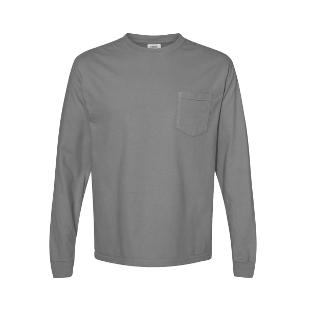 Comfort Colors® Garment-Dyed Long Sleeve Pocket T-Shirt