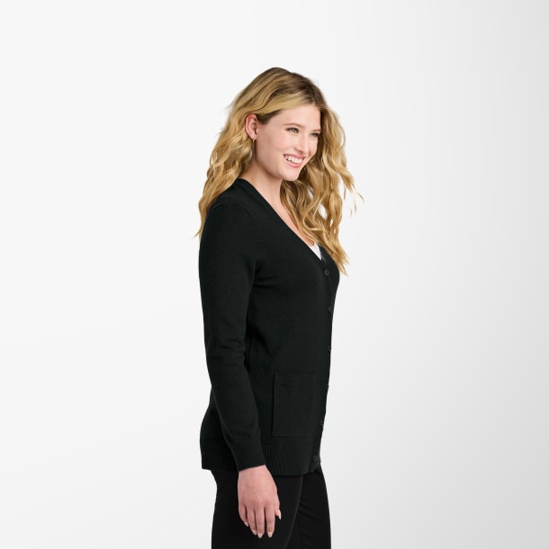 Port Authority® Women's Button-Front Easy Care Cardigan Sweater