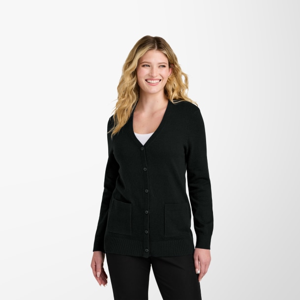 Port Authority® Women's Button-Front Easy Care Cardigan Sweater