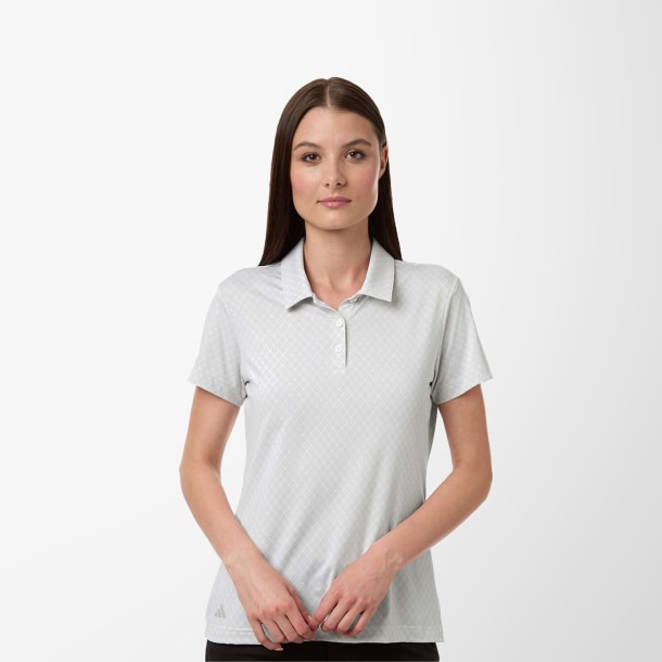adidas® Women's Printed Stretch Polo