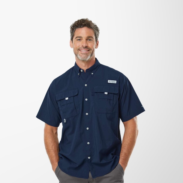 Columbia® Men's Short-Sleeve PFG Bahama™ II Shirt
