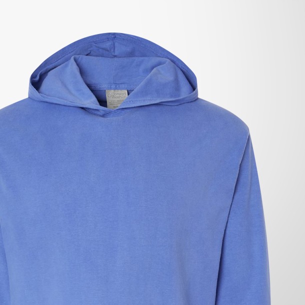 ComfortWash by Hanes Men's Hooded Long-Sleeve Garment-Dyed T-Shirt