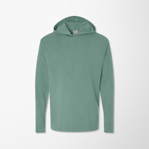 ComfortWash by Hanes Men's Hooded Long-Sleeve Garment-Dyed T-Shirt