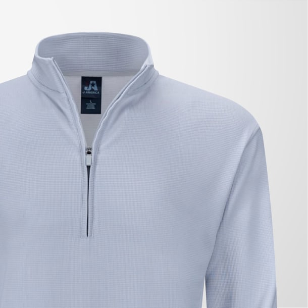J. America Adult Quarter-Zip Maverick Pullover